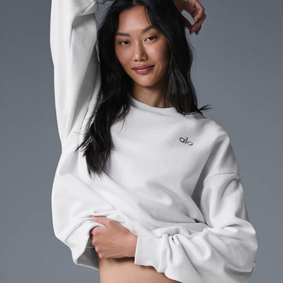 ALO BASIC CREWNECK SWEATSHIRT STYLE 129